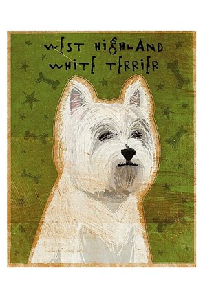 Framed West Highland White Terrier Print