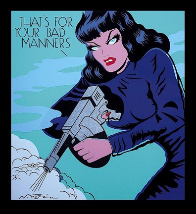Framed That&#39;s for Your Bad Manners Print