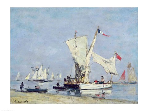 Framed Sailing Boats, c.1869 Print