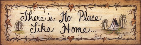 Framed No Place Like Home Print