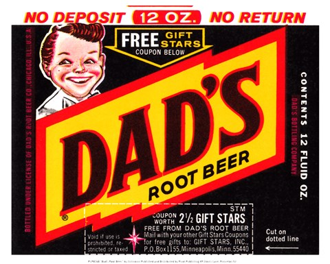 Framed Dad&#39;s Root Beer Print