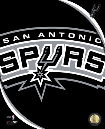 Framed San Antonio Spurs Team Logo Print