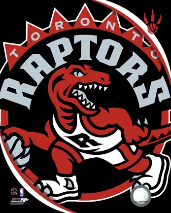 Framed Toronto Raptors Team Logo Print