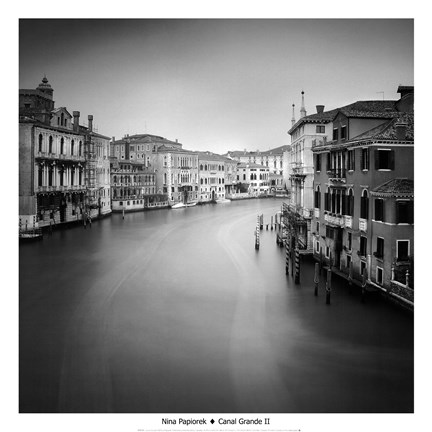 Framed Canal Grande II Print