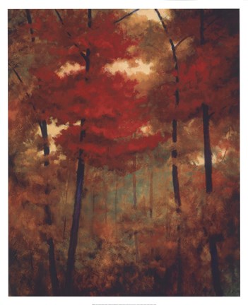 Framed Autumn Woods Print