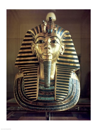 Framed King Tutankhamon, Egypt Print