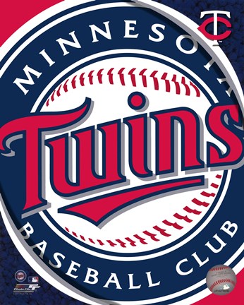 Framed 2011 Minnesota Twins Team Logo Print