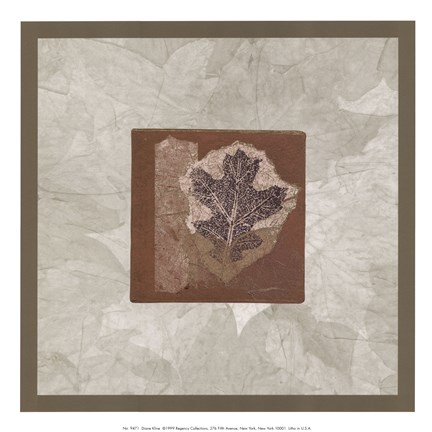 Framed Oak Leaf Print