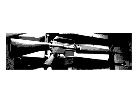 Framed Colt AR-15 Print