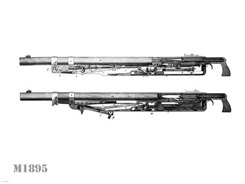 Framed M1895 Diagram Print