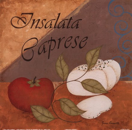 Framed Insalata Caprese Print