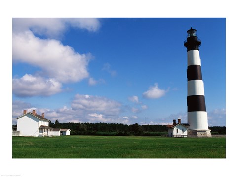 Framed Bodie Island Lighthouse Cape Hatteras National Seashore North Carolina USA Print