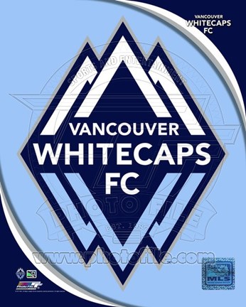 Framed 2011 Vancouver Whitecaps Team Logo Print