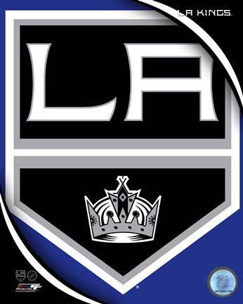 Framed Los Angeles Kings 2011 Team Logo Print