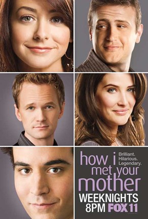 Framed How I Met Your Mother - characters Print