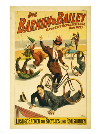 Framed Barnum &amp; Bailey Print