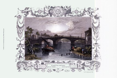 Framed Windsor Bridge Print