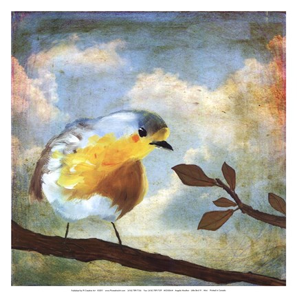 Framed Little Bird IV - mini Print