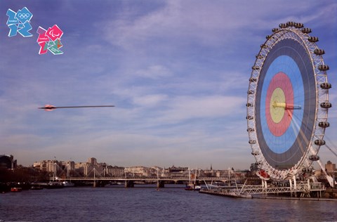 Framed On Target - 2012 London Olympics Print