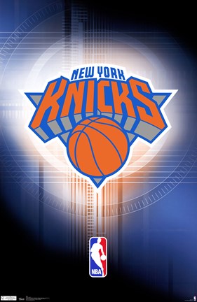 Framed Knicks - Logo 11 Print