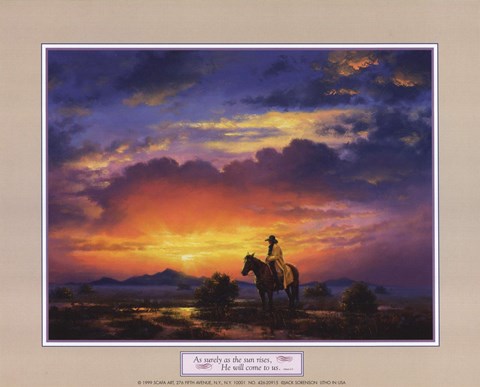 Framed Western Landscape Print