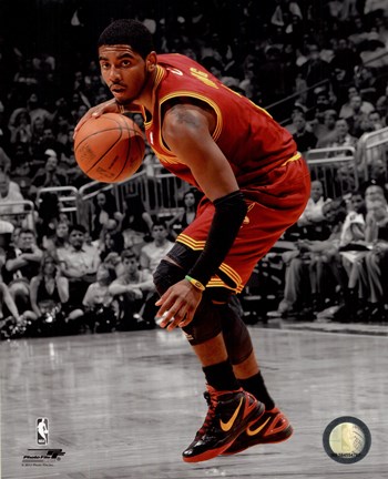 Framed Kyrie Irving 2011-12 Spotlight Action Print