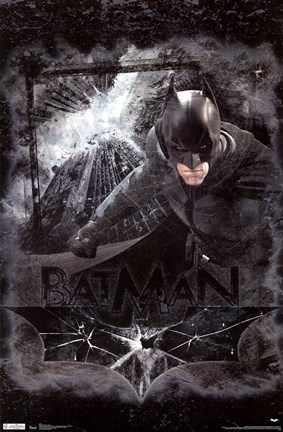 Framed Dark Knight Rises - Batman Print