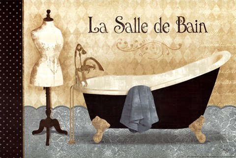 Framed La Salle de Bain Print