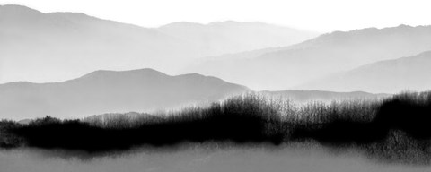 Framed Zen Landscape I Print