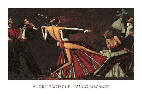 Framed Tango Romance Print