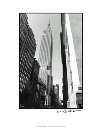 Framed Empire State Building II Print