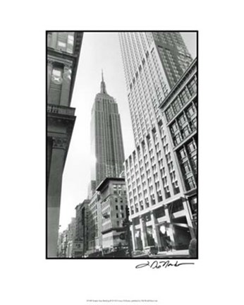 Framed Empire State Building III Print