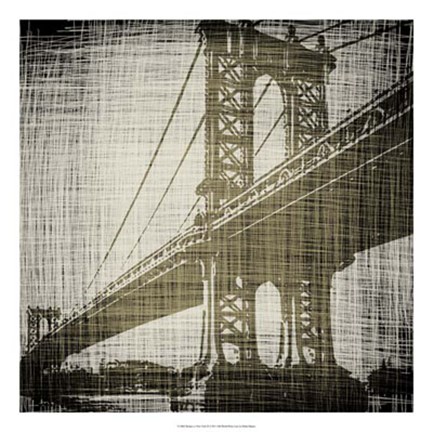 Framed Bridges of New York II Print