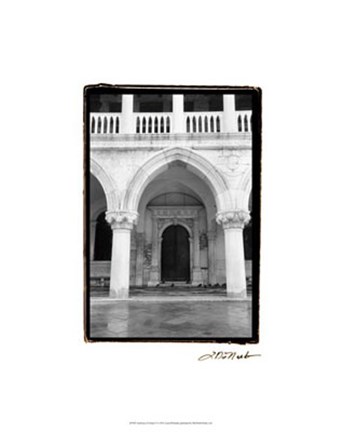 Framed Archways of Venice V Print