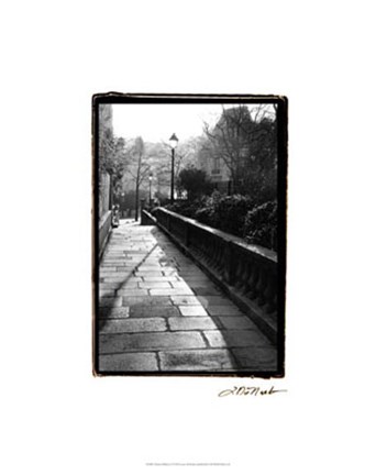 Framed Parisian Walkway I Print