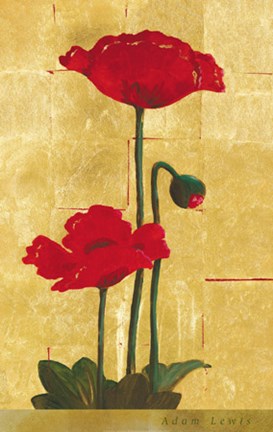 Framed Golden Poppy II Print