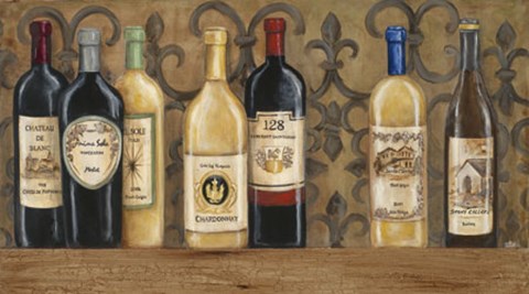 Framed Wines of the World Print
