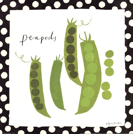 Framed Simple Peapods Print