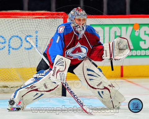 Framed Semyon Varlamov 2012-13 Goalie Print
