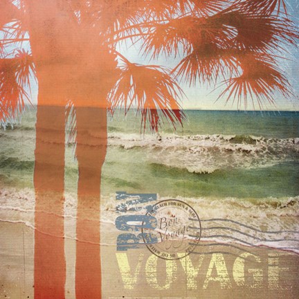 Framed Bon Voyage Print