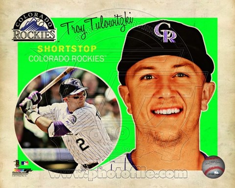 Framed Troy Tulowitzki 2013 Studio Plus Print