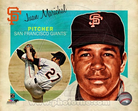 Framed Juan Marichal 2013 Studio Plus Print