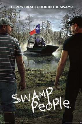 Framed Swamp People - Key Art Print