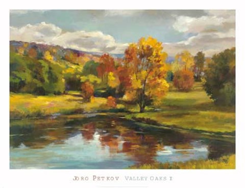 Framed Valley Oaks II Print