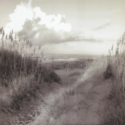 Framed Dunes I Sq. BW Print