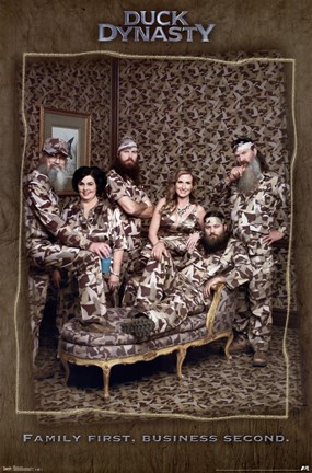 Framed Duck Dynasty - Family Print