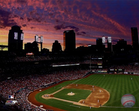 Framed Busch Stadium 2013 Print