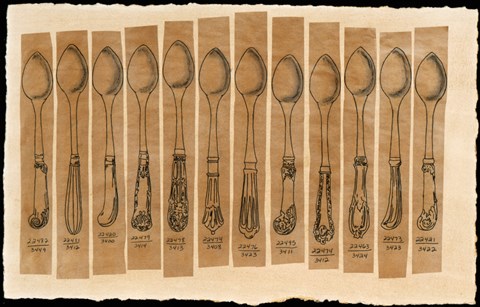 Framed Cutlery - Spoon Print
