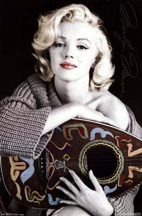 Framed Marilyn - Music Print