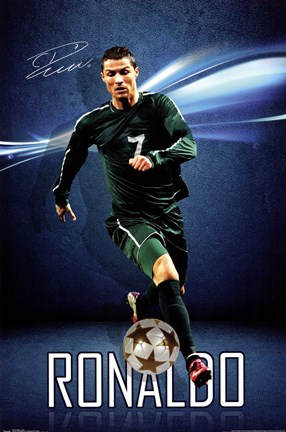 Framed Ronaldo - Onda Print